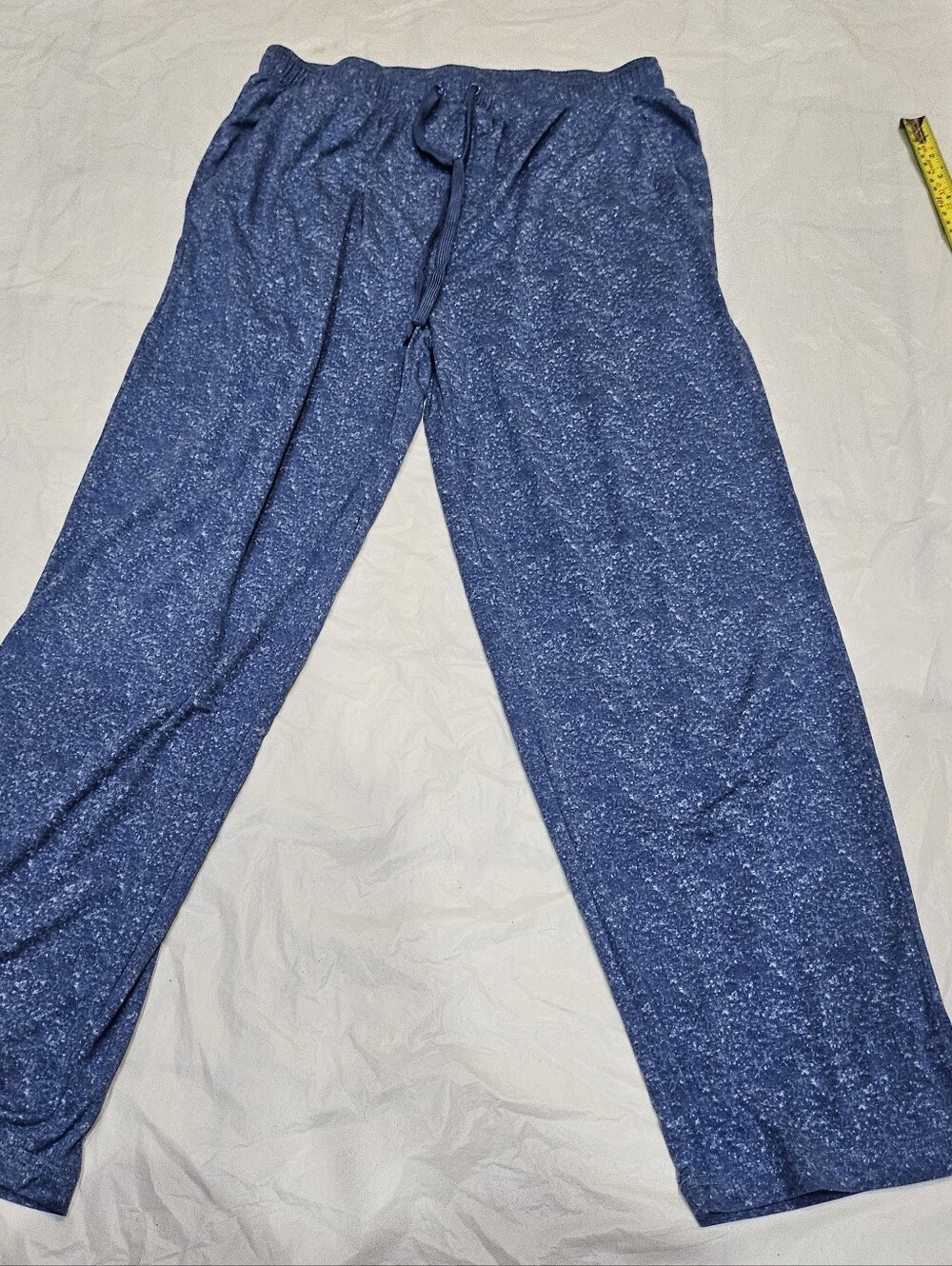 Jockey Men's Navy Speckled Drawstring Joggers. Sz M